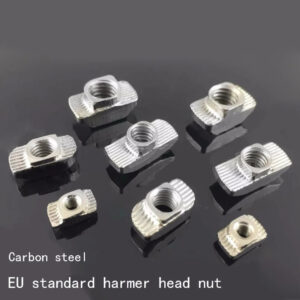 M3 M4 M5 M6 M8 Harmer head nut T shape 20 30 40 45 section bar proximate matter structural alloy section fastener EU standard