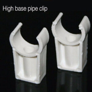 DN20,OD25mm pipe tube clip,fastener for PPR water pipe higher foot base Plastic single U water pipe install Tube grapple Holder
