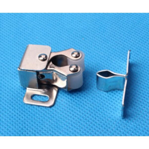 Cabinet Cupboard Door Double Ball Latch Catch Silver Tone