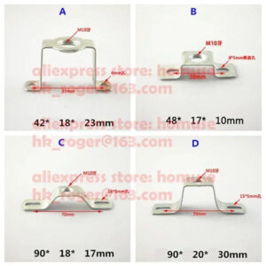 Ceiling light hooker hanger High basement hanging plate washer screw fasten wall anchor plate washer connector cable outlet cap