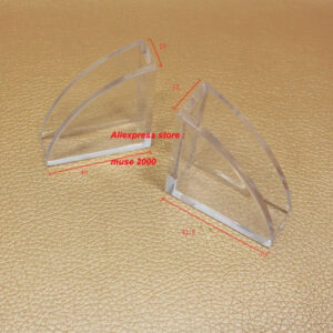 Arcylic clear 10 12 mm corner cover inner width sides Mirror protector plastic pad bracket plate furniture metal scratch proof