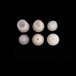 White plastic nozzle 1/8 1/4 male thread solid cone round covering Humidifying fog mist KY 1.3 3 4 6 water jetting spray nozzle