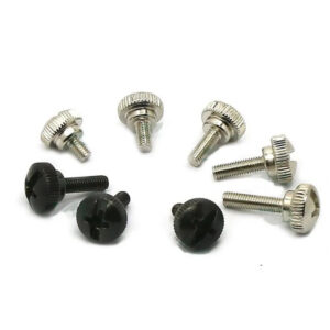 M3X(4.5/6/8/10/12/14mm) knurled thumb screw,straight knurled,step head Computer host Case PCB Hand Tighten toolless adjustable