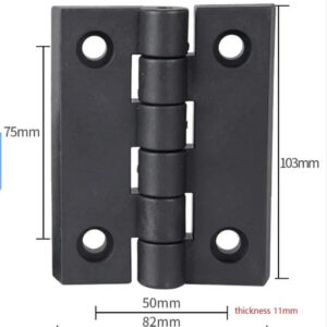 Black Plastic nylon hinge  thicken plastic hinge electric cabinet electric distribution box hinge industrial hinge