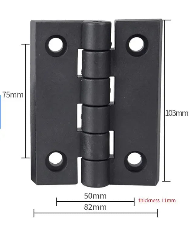 Black Plastic nylon hinge thicken plastic hinge electric cabinet electric distribution box hinge industrial hinge