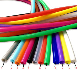 5x7mm silica rubber tub Black white pink orange blue green yellow purple  inner x outer dia pipe Hose plumbing fish tank water