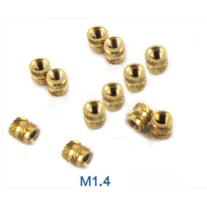 M1.4 Brass nut phone micro nut fastener,Circular Knurl nut precision electronic maitance repair screw kit parts