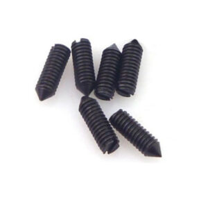 M2 set screw fastener grub screw Black harden Sharp tip ends stainless steel slotted socket set bolt fuul thread kimi