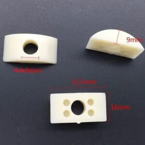 M8 Crescent plastic washer  arch semicircle  furniture larger dining table  full thread pole connector washer nylon