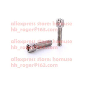 304 stainles steel M4 M5 M6 Hole head bolt eye screw lead seal car ammeter phillips cross heap steel wire electricity meter