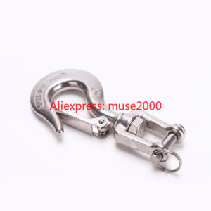 Weight load lifting chain hooker Rotatable U shape hanger wire rope chain connector shackle 304 stainless steel Wire rope buckle