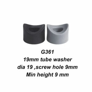 12 14 16 19 22 25mm round tube pad saddle washer pipe basement black plastic tube washer spacer furniture feet floor sofa
