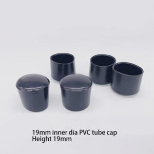 Inner 19mm PVC plastic furniture tube cap cover pad ends ending pipe feet foot protector