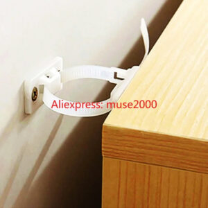 Furniture Anti-Fall Down Cabinet Bracket, Cable Tie, Seat, Wardrobe Wall Anchor, Child Safety Protector, TV LCD Large Screen