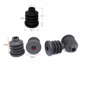 25mm Outer plastic tube ends Furniture tube plug pad roller install hole inserting feet cap cover