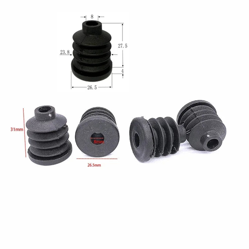 25mm Outer plastic tube ends Furniture tube plug pad roller install hole inserting feet cap cover