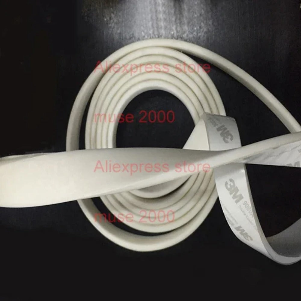 10 15 x 10 15 20 30 40 50mm foamed silicone Flat White soft rubber seal strip square oblong adhesive tape backed foaming VMQ - Image 3