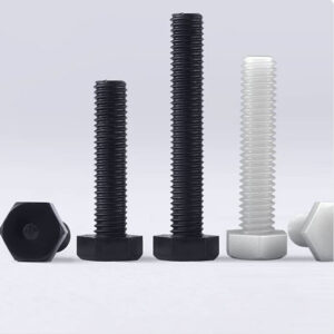 M4 x 6 8 10 12 15 20 25 30mm plastic bolt outer HEX nylon screw white black home diy isulation fastener LED celling light branch