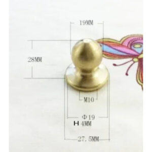 M10  m6 m4 brass nut Light hollow screw locker copper hooking board crown ball handle domed nut light nut fastener