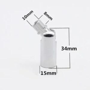 lighting rotable connector hollow M10*1.0 screw addapter female thread M10 inner thread table light wall hollow screw