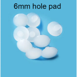 6mm Furniture feet pad bottom hole plastic inserting pad sofa furniture chair feet leg nail cushion plastic hole plug