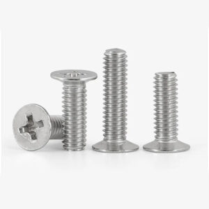 304 steel screw M5 x6 8 10 12 16 20mm Countersunk thin head screw flat cross ardware screw bolt PC computer notebook SSD Sscrew