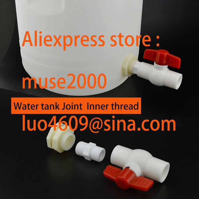1/2 3/4 1 1-1/4 inch BSPT fish water tank joint inner thread connecting faucet swim pool bucket Clamp nut Pipe Joint - Image 4