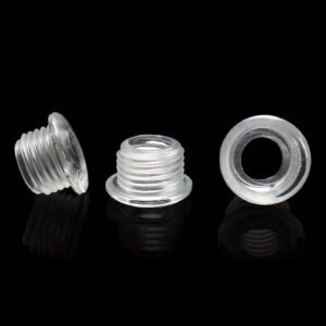 M10 *6 Hollow screw LED linght Reflect Cover shade cable output protecting isolution transparent clear PC wire grommet
