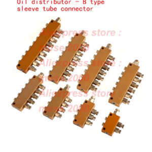 Oil distributor CNC machine tool Lubricating oil tube brass nylon aluminum tube joint Inlet 6mm outlet 4mm adjustable valve