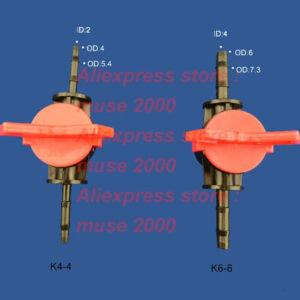 4MM 6MM plastic horse switch  tube joint ball valve connector flexiable tube soft pipe equal quick fitting adjustable