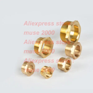 S1 bushing G1/8 1/4 3/8 1/2 3/4 1 1.2 1.5 2 inch M14*1.5 brass pipe joint connector BSPT male to female thread wate giving tank