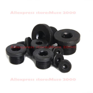 M8 m10 m12 m14 m16 m18 m20 M30 M33 M38 M42 m48 carbon ED flange type seal steel male thread end plug cap hydraulic tube cap