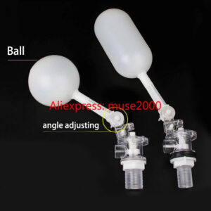 Clear float ball valve 1/2 3/4 inch  Water valve plastic Switch valve water  Floating valve float switch water tank level adjust