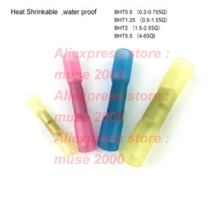 heat shrink Insulated Connector brass tube Crimp terminal pliers press connector AWG wire electrical  water proof