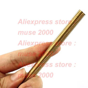 M4 m5 M6 M8 M10 M12 M14 M16 m18 m20 full thread BRASS rod pontil Length 200mm copper pole screw bolt bar  light hanger LIGHTs