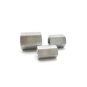 1/8 1/4 3/8 1/2 3/4 1 inch  304 stainless steel hex tube joint connector NPT BSP female coupling inner thread female joint ASME