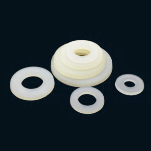 White color Nylon plastic washer M2 M2.5 M3 M4 M5 M6 M8 M10 M12 flat ring washer Shock damper ring gasket insulation screws