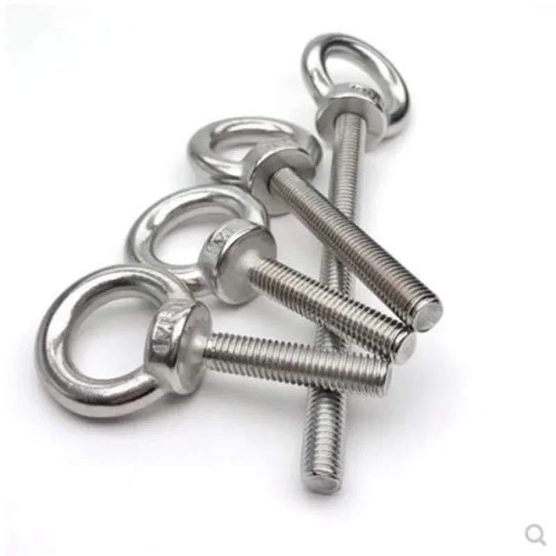 M3 M4 M5 M6 M8 304 steel ring screw ring nut welding made hanger screws bolts hook screws