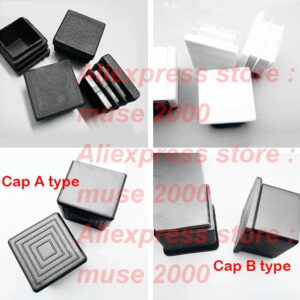 25*25 Plastic pipe plug cap pad cover PVC,1 inch Square blanking chair desk feet pipe tube plug pads,slip proof plug pipe cover
