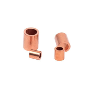 brass ferrule sleeve 1 1.2 1.5 2 2.5 3 4 5 6 8mm round shape copper jacket sleeve wire rope Crimping Loop Rope Clip Swage
