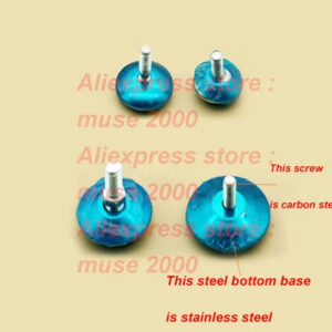 stainless steel base M6*13 18 mm screw on feet pad Leg bolt High base Adjustable Base Table Levelling Glide Feet Foot