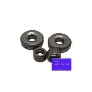 M6 round tube inserting nut furniture leg ends dia 8-31mm tube Welding flat plate connector screw on board feet end weld cover