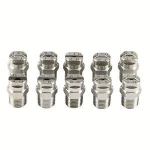 15-50 degree angle flat fan spray nozzle 1/4 inch BSP male thread water jetting steel high pressure car washing nozzle