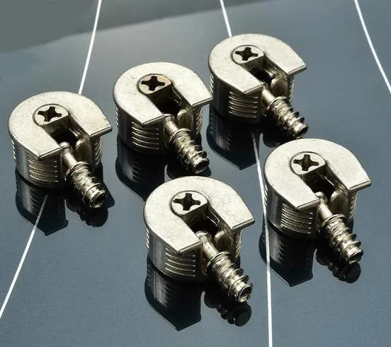Cabinet wood cupboard plate layer connector Pre embedded shelf layer joint board supporter drilling hole 20 shelving cotter