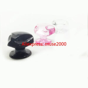 3 colors  triangle shape arcylic door handle  show exhibition glue use cabinet cupboard jewel advertise plastic latch Drawer