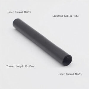 M10 * Pitch 1.0mm lamp tooth tube steel hollow screw tip M10 inner threaded lamp connector floor table crystal ceiling Light