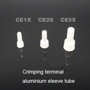 CE-1 2 5 closed end cable connector Nylon inflaming retarding Cu tube Crimp Caps 22-14 AWG Connectors High temperature 94V0