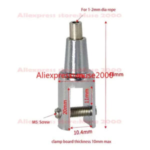 10mm Thickness Ceiling Wire Gripper Board Plate, Clamp Clip, Wire Clasp for Exhibitions, Ceiling Lights, Rope Locker
