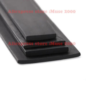 NBR rubber solid seal strip rectangle Oblong 5 x10 20 30 40 50 mm ship cabinet Door window machine damper slip scratch proof