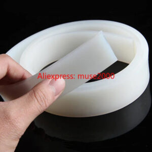 2 3 mm * 2-50 mm square oblong silicone rubber seal strip rubber strip rope cord Oring high temperature strip white silica